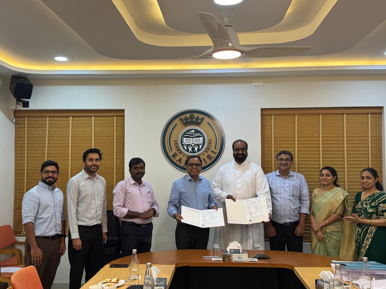MOU with Rajagiri for Joint Research